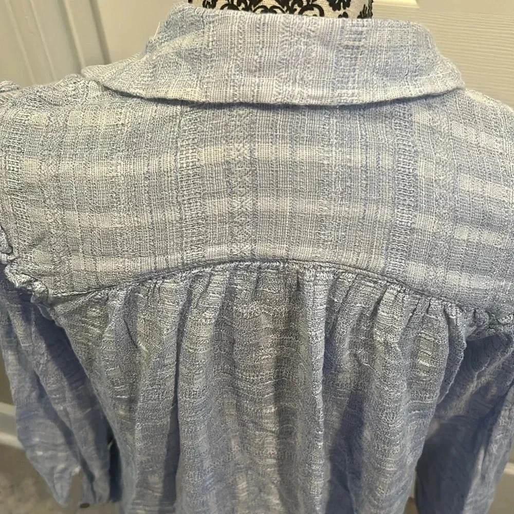 Free People Womens Sz xs/tp Button Down Shirt/top